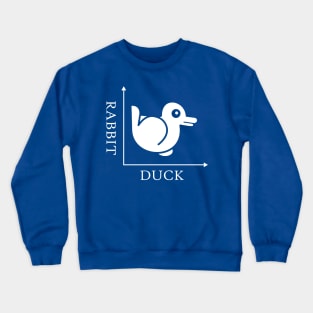 Duck Rabbit Illusion Crewneck Sweatshirt